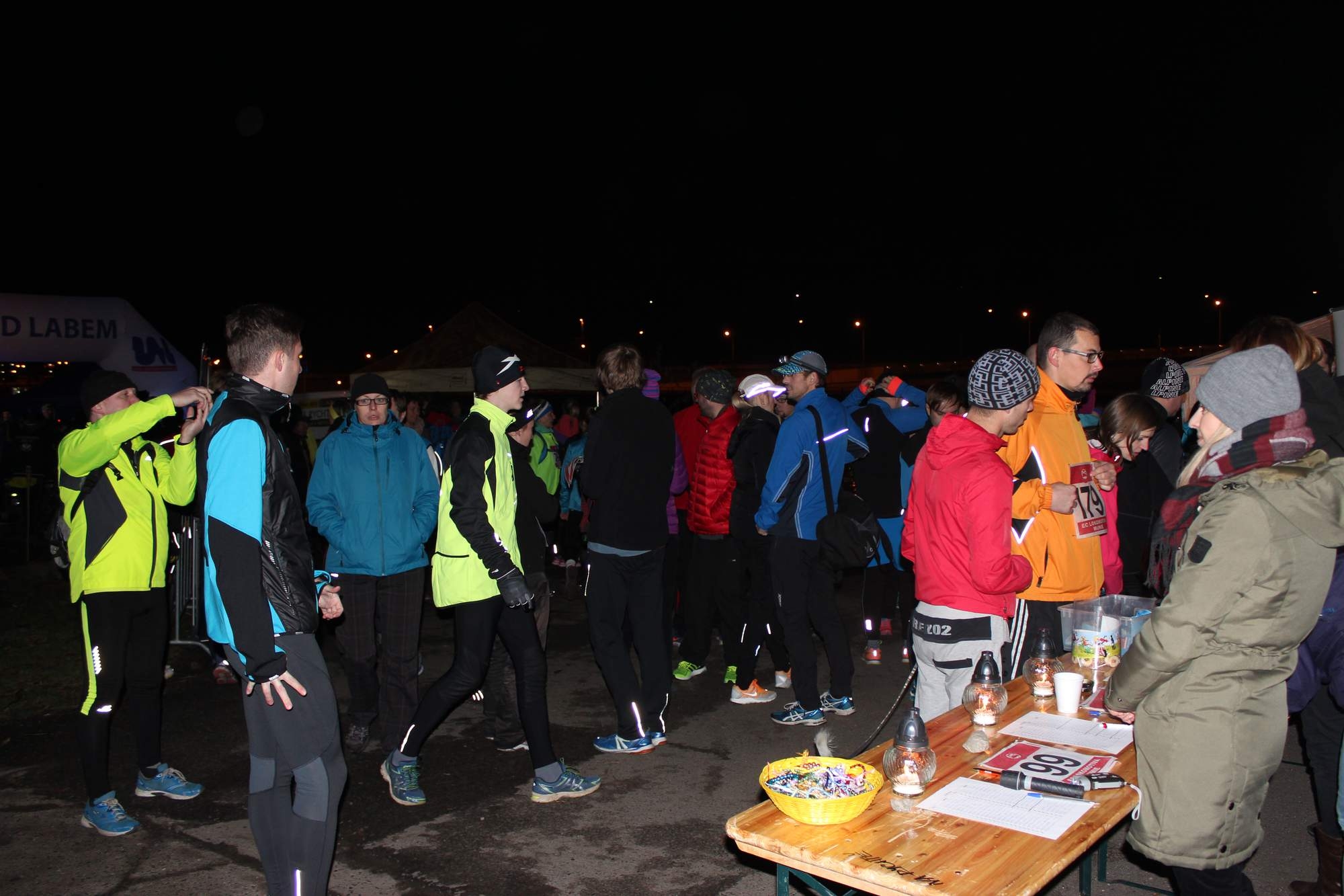 Adventní noční běh, informace před vyběhnutím