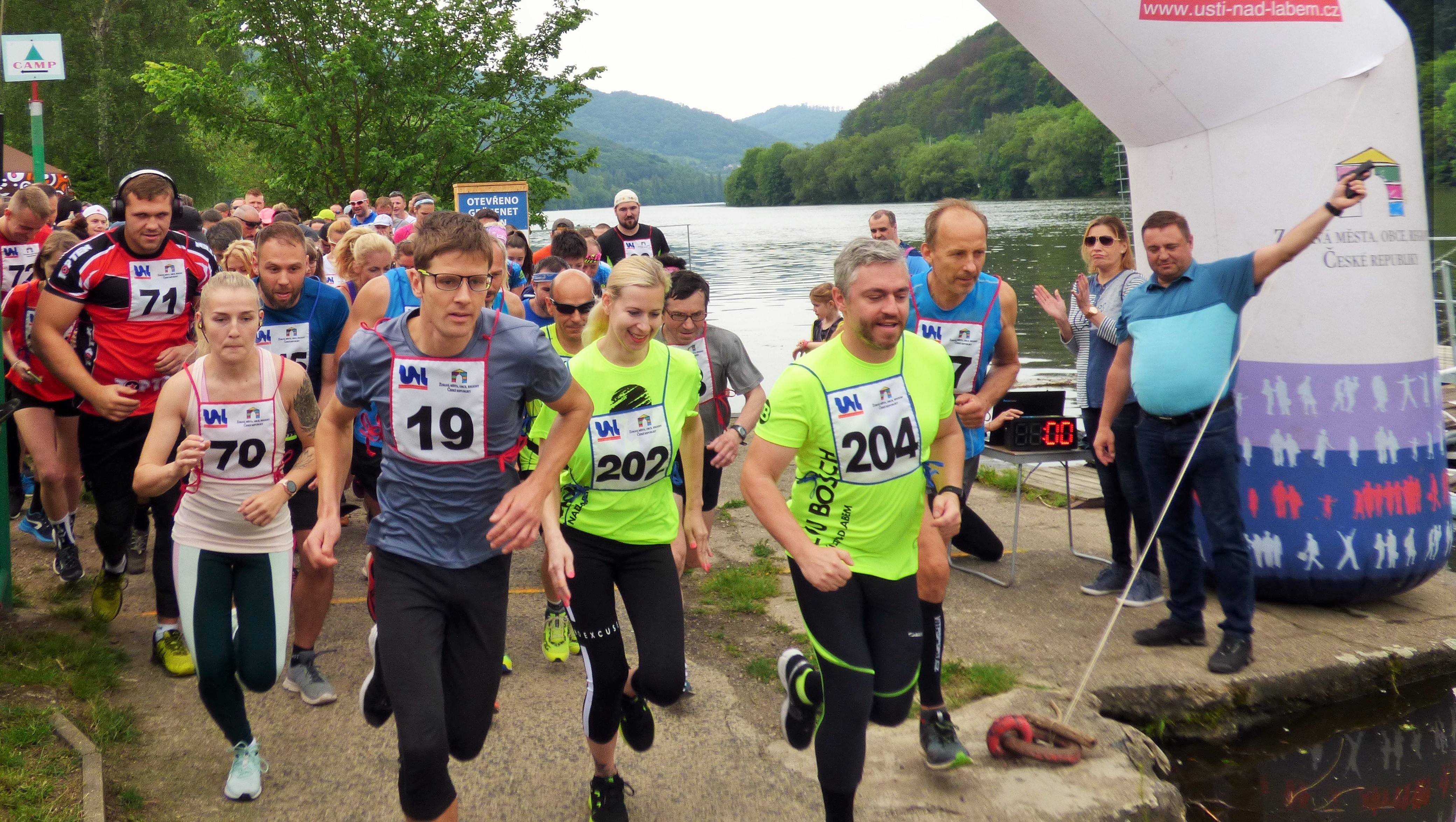 Amálce přáli nejen běžci, ale i počasí