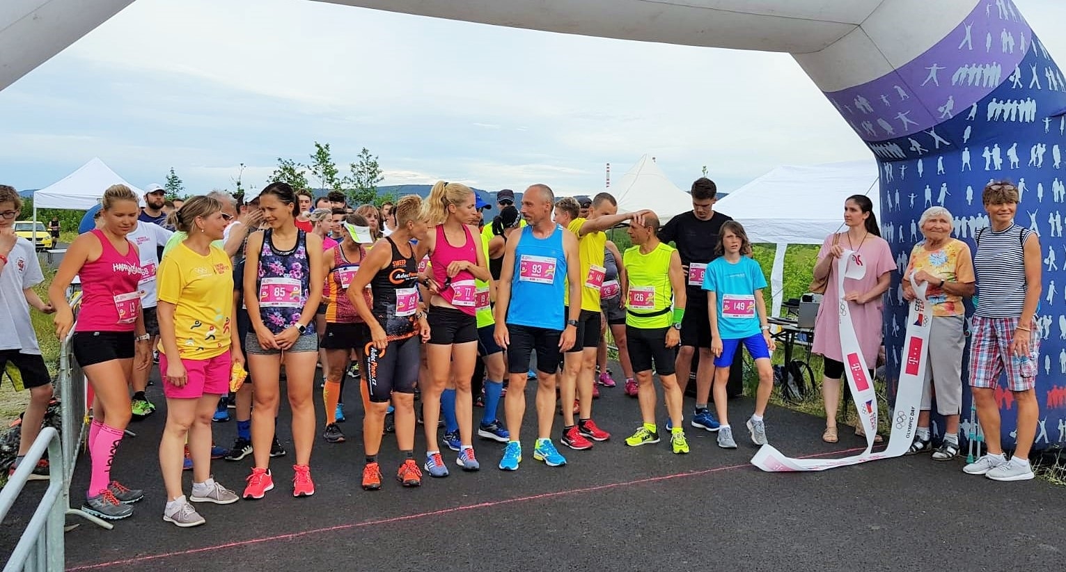 T-Mobile Olympijský běh poprvé v Ústí, za přítomnosti pěti olympioniků zvítězili Svoboda a Rusínová