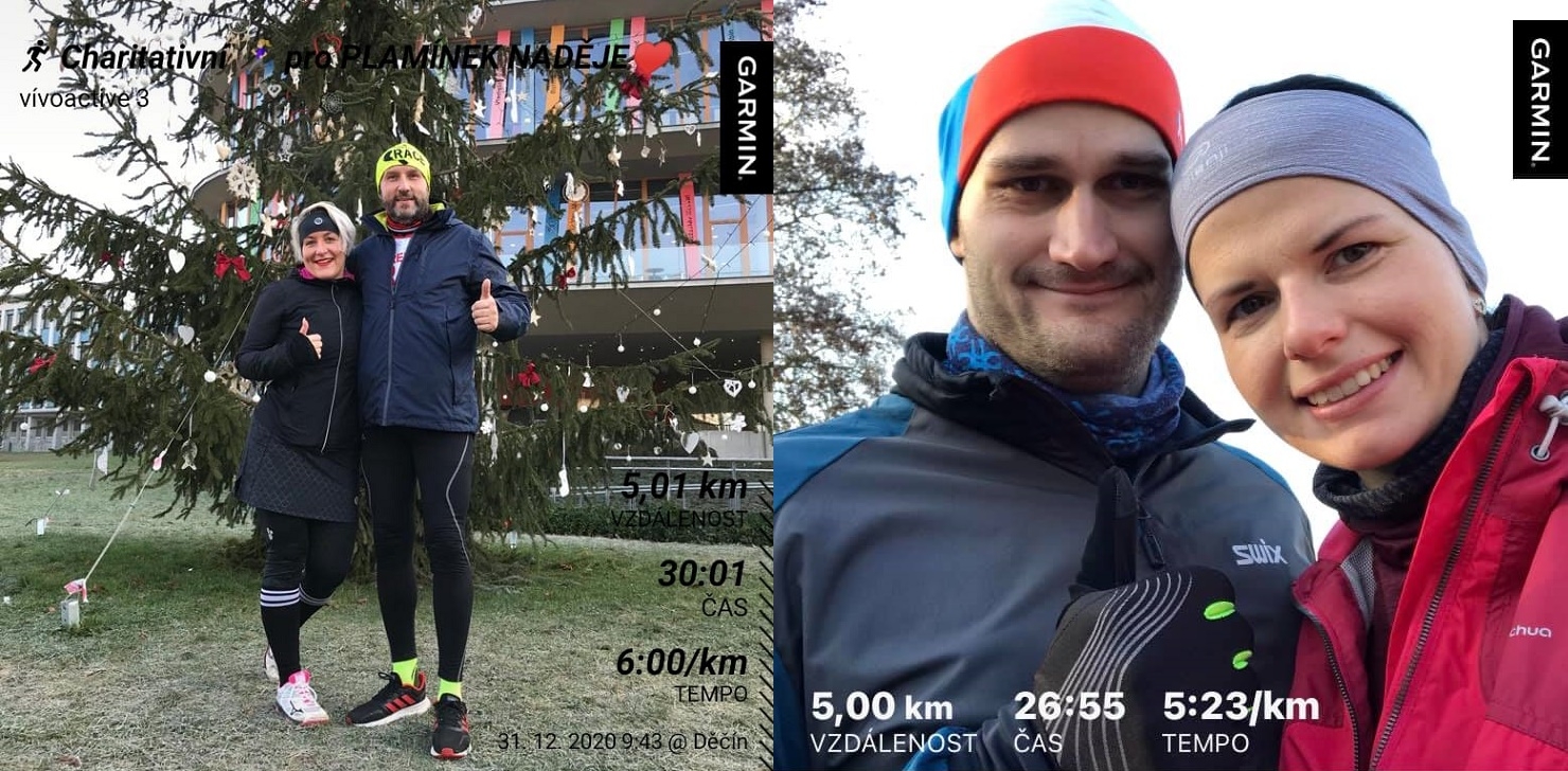 Dvanáct hodin pomoci, to byl Charitativní běh pro Plamínek naděje